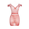 Subblime - 951924 Robe Courte En Crochet Rouge Taille Unique